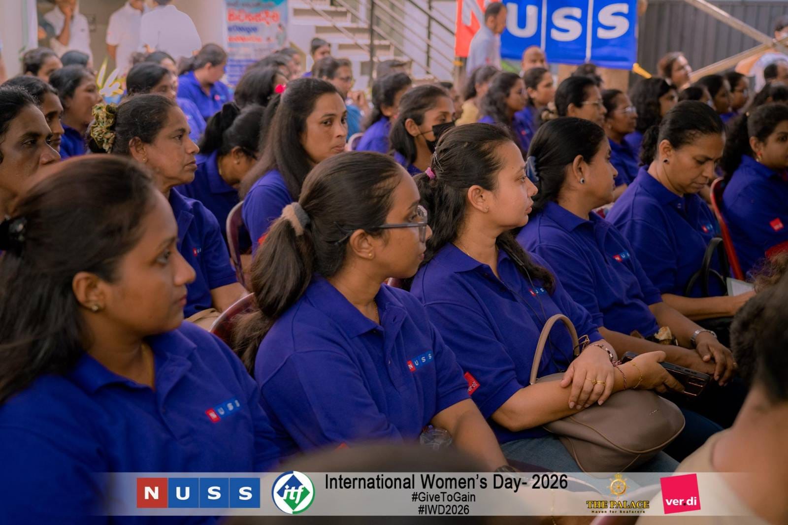 ශ්‍රී ලංකා නාවිකයින්ගේ ජාතික සංගමයේ (NUSS) කාන්තා දින සැමරුම මහ ඉහලින් (Photo)