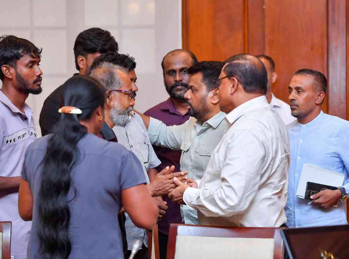 සිවරාසා අනෝජන් මහතා සම්බන්ධයෙන් ඉදිරි ක්‍රියාමාර්ග කඩිනම් කිරීමට ජනපතිගෙන් උපදෙස්